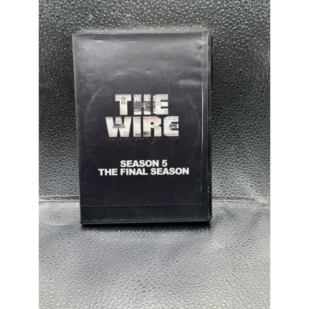 The Wire Season 5 The Final Season HBO DVD Complete 4 Disc Set Crime‎ Drama